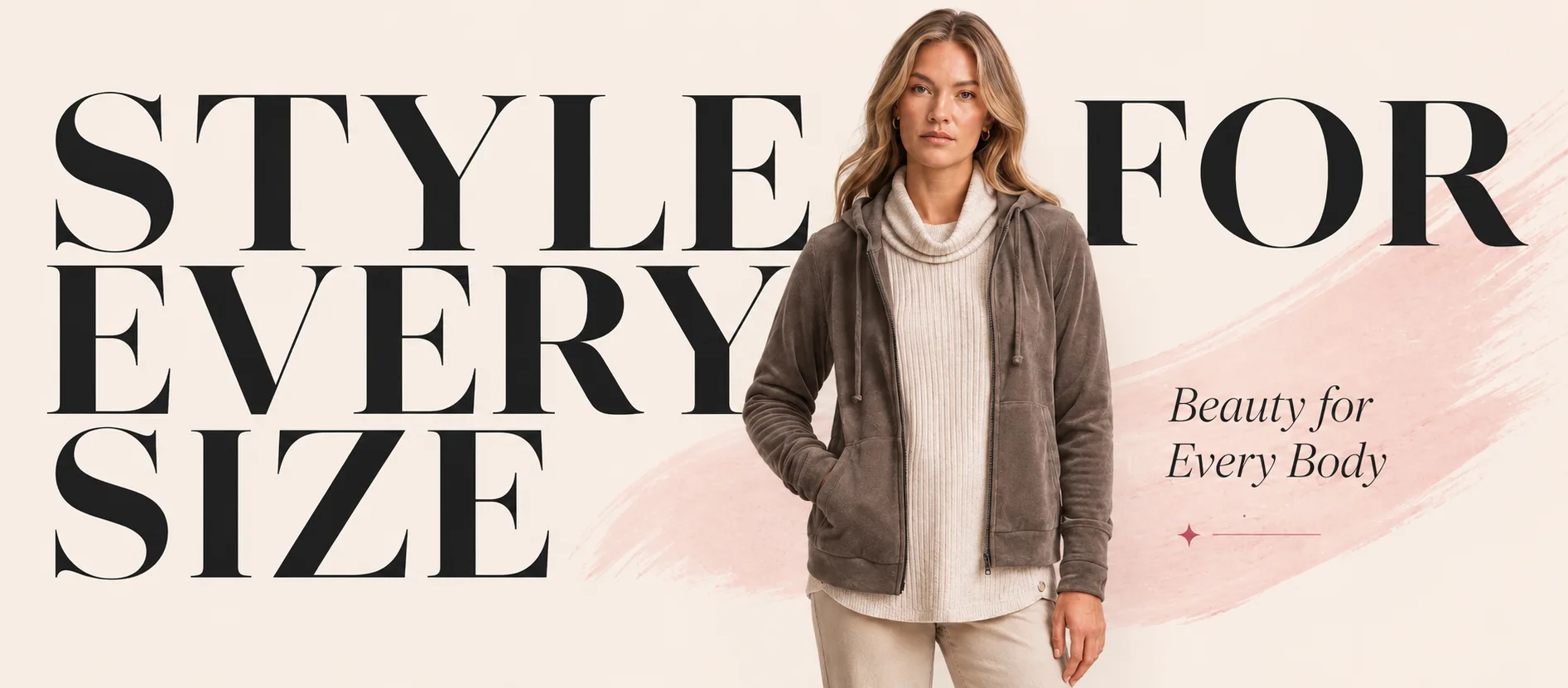 Crystal Fashions boutique-ready tailoring, shown in full-range sizing XS to XXXL